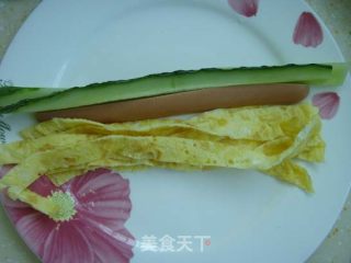 山寨版蟹籽寿司的做法步骤：3