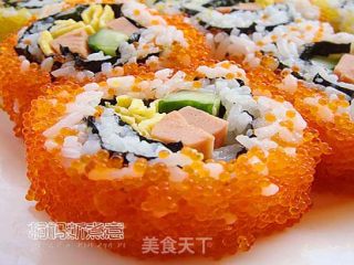 山寨版蟹籽寿司的做法步骤：3
