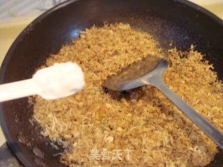 自制咖喱肉松的做法步骤：3