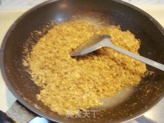 自制咖喱肉松的做法步骤：3