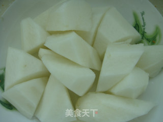 萝卜焖肉的做法步骤：2