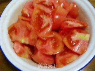 营养早餐——番茄鸡蛋豆萁饭的做法步骤：4