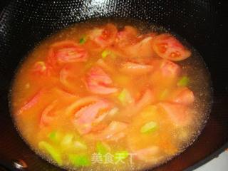 营养早餐——番茄鸡蛋豆萁饭的做法步骤：4
