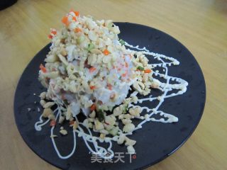 山药沙拉的做法步骤：3