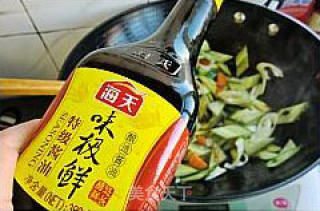 黄瓜炒猪肝的做法步骤：4