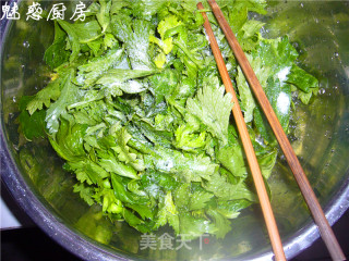 蒸芹菜叶的做法步骤：2