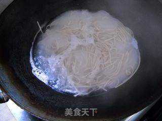 荠菜挂面的做法步骤：4