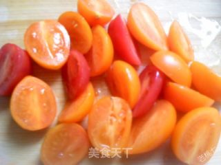 【老桃七厨房】健康美味的、维C多多的色拉的做法步骤：2