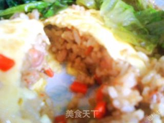 【老桃七厨房】第一次尝试 蛋包饭的做法步骤：2