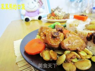 洋扁豆鸡腿饭的做法步骤：3