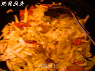 胡萝卜炒白菜的做法步骤：2