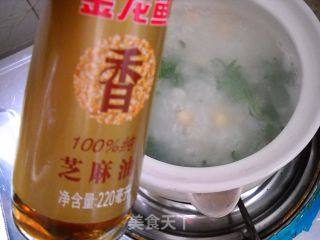 荠菜黄豆粥的做法步骤：5