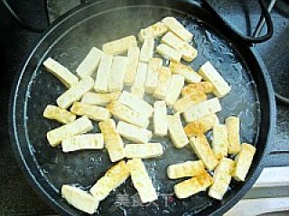 家常小炒菜----韭菜炒豆腐的做法步骤：4
