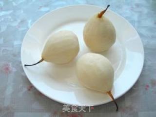红酒煮梨的做法步骤：2