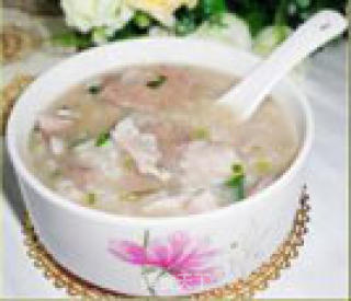 妈咪宝贝补血御寒粥——猪肝瘦肉粥的做法步骤：3