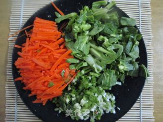蔬菜鸡蛋饼的做法步骤：3