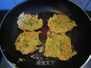 蔬菜鸡蛋饼的做法步骤：3