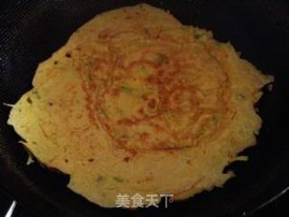 营养早餐我做主--豆渣鸡蛋饼的做法步骤：3