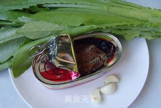 简单V奢华美味：豆豉鲮鱼油麦菜的做法步骤：3