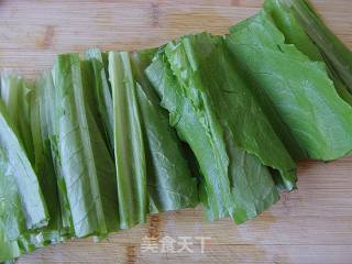 简单V奢华美味：豆豉鲮鱼油麦菜的做法步骤：3