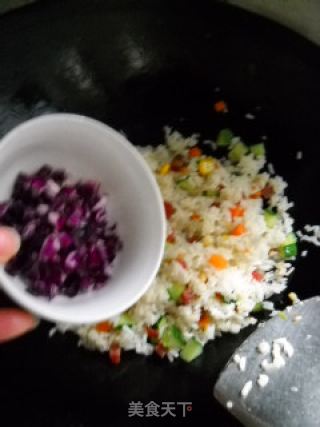 酒香甘蓝饭的做法步骤：4