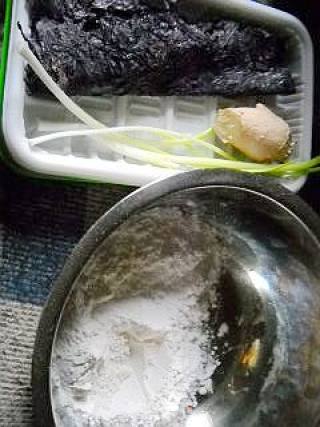 葱香紫菜饼的做法步骤：3