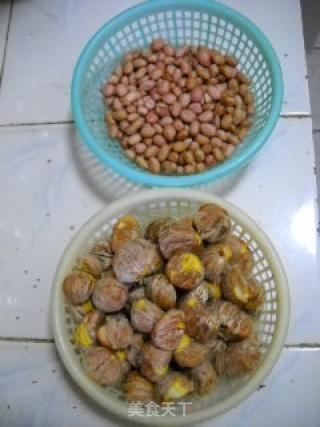 花生栗子焖牛腩的做法步骤：3