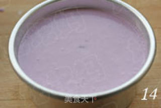 紫薯樱桃慕斯的做法步骤：2