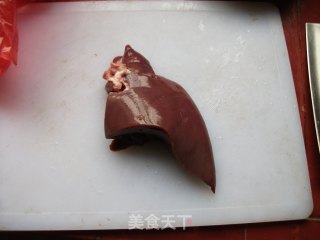 猪肝闷韭菜的做法步骤：4