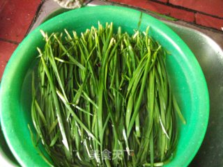 猪肝闷韭菜的做法步骤：4