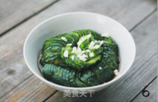 【蓑衣黄瓜】最垂涎欲滴++最清新爽口的做法步骤：4