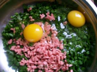 韭菜煎饼的做法步骤：2
