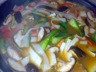 韩式大酱汤-继续周末的美食的做法步骤：2