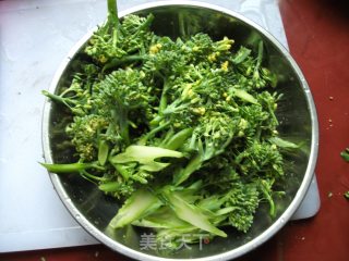 鲜肉炒花椰菜(菜花)~营养菜的做法步骤：3