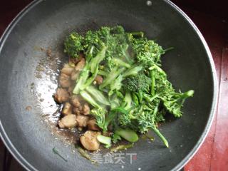 鲜肉炒花椰菜(菜花)~营养菜的做法步骤：3
