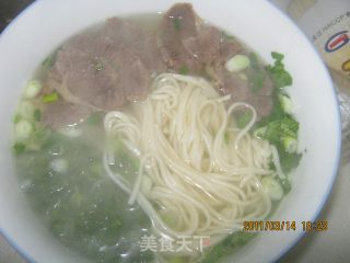 家庭自制放心牛肉拉面的做法步骤：2
