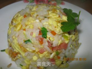 我爱蛋炒饭的做法步骤：2