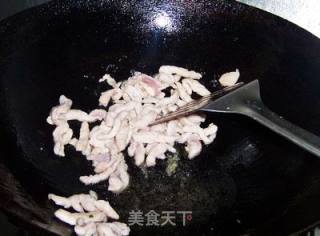 肉丝千张炒韭菜的做法步骤：4