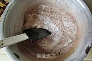 烘焙零失败--蜜豆巧克力玛芬的做法步骤：4