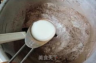 烘焙零失败--蜜豆巧克力玛芬的做法步骤：4