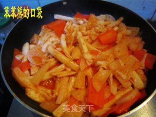 炒年糕的做法步骤：2
