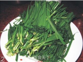 韭菜烧蚝的做法步骤：3