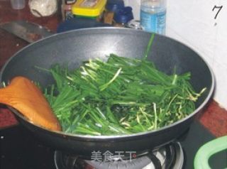 韭菜烧蚝的做法步骤：3