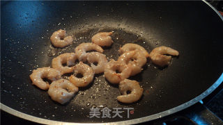 美味快手菜虾仁炒韭菜花的做法步骤：2