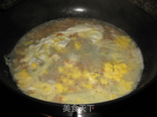 虾米菠菜鸡蛋汤的做法步骤：2