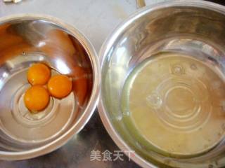 葡萄干戚风蛋糕的做法步骤：4