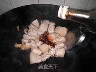 回忆小时候的年菜-----水笋烧肉的做法步骤：3
