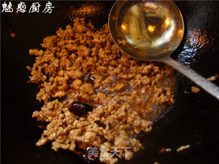 肉末酸豆角的做法步骤：2