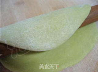 菠菜手擀面的做法步骤：4