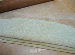 菠菜手擀面的做法步骤：4